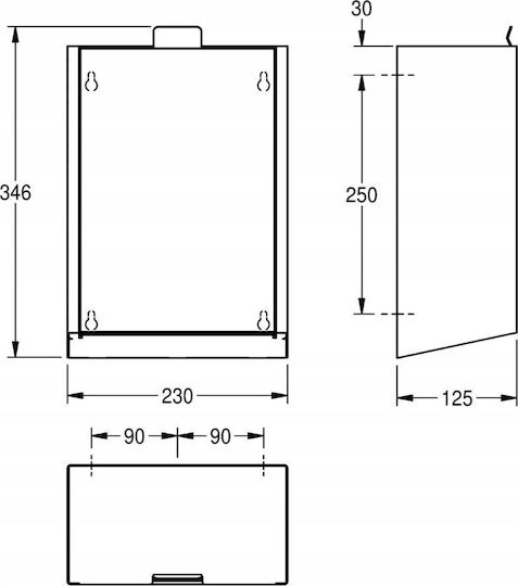 Кошче за отпадъци Franke Exos за повърхностен монтаж Exos611x 12214521 7612210261695