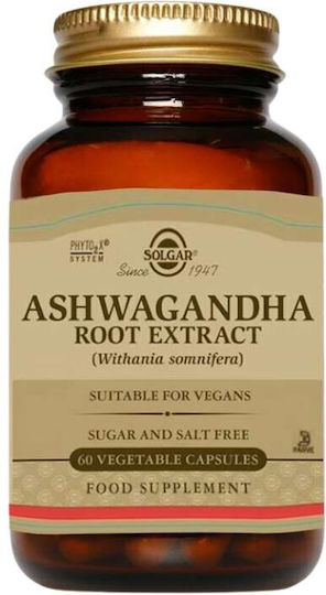 Solgar Ashwagandha Root Extract 60 x 1 vegetable capsules