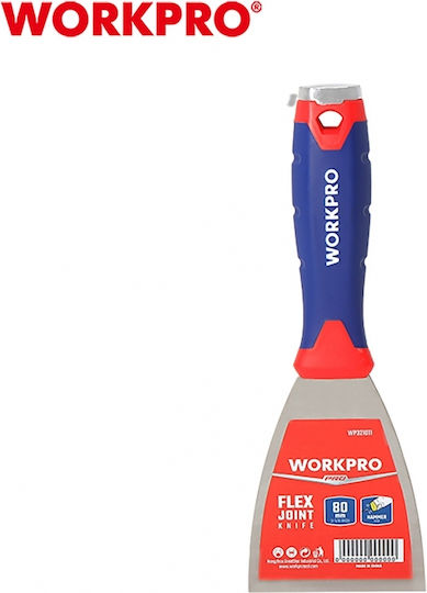 WorkPro Joint Knife Inox 80mm with Plastic Handle WP321011