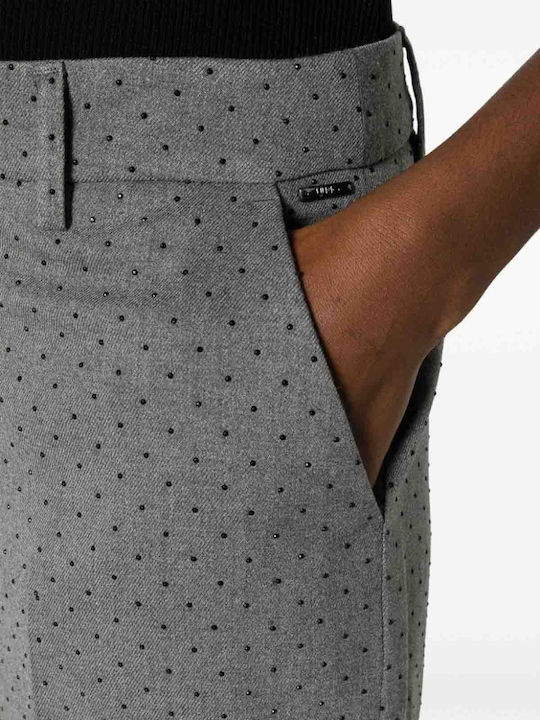 Women's Fabric Trousers Gray