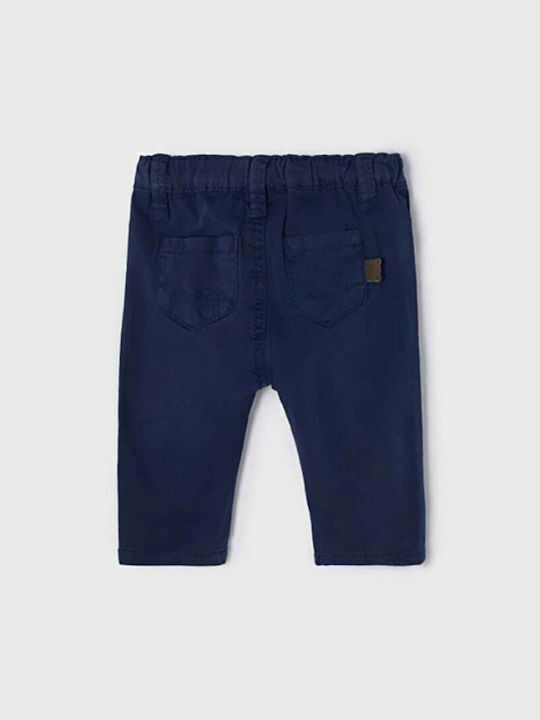 Mayoral Kids' Fabric Pants Blue