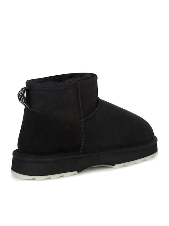 Sharky Micro Ghete Dama De Piele Negru