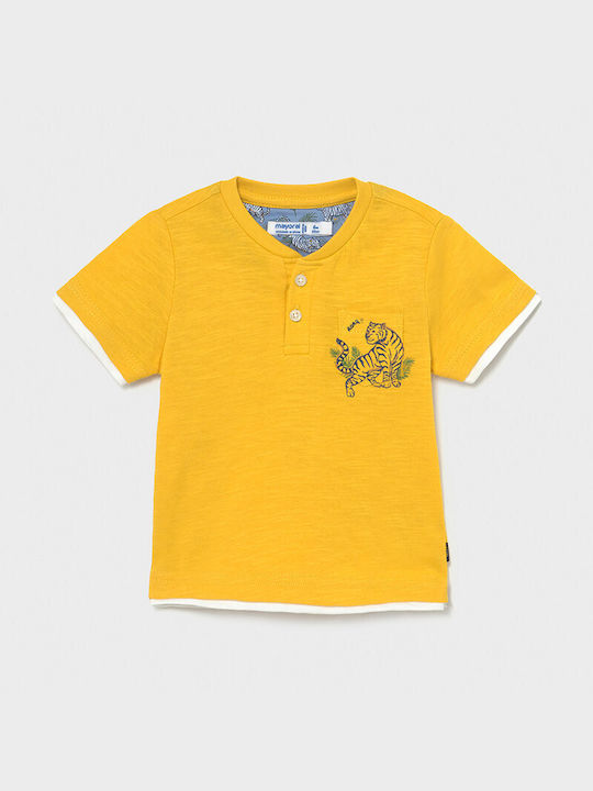 Mayoral Children's Blouse Short Sleeve Yellow