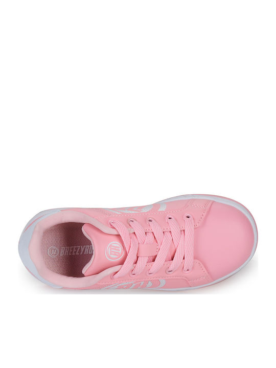 Παιδικά Sneakers με Ροδάκια Ροζ