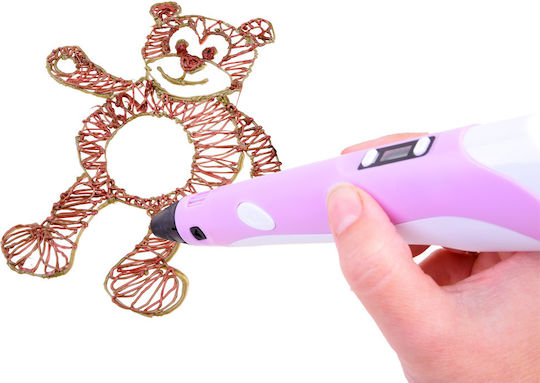 Jokomisiada 3D-Stift Magic Pen 3d & Refills Pink