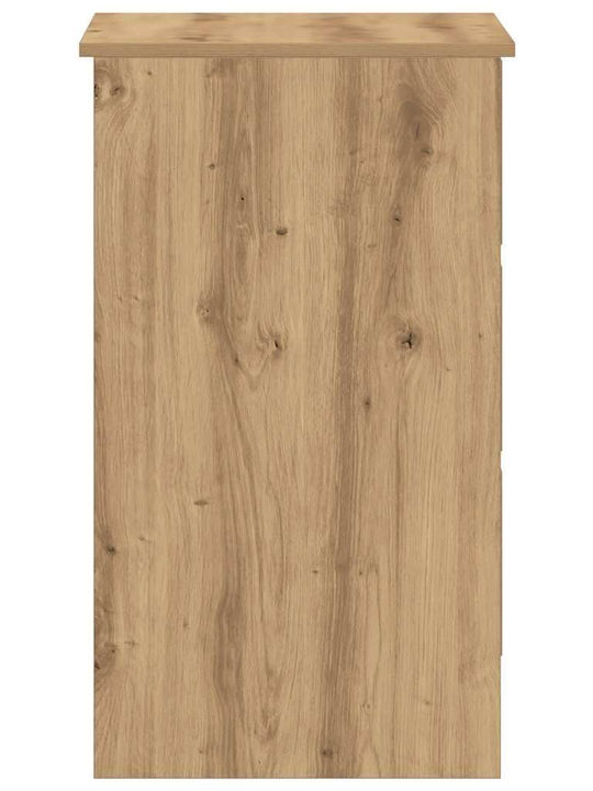 Γραφείο Ξύλινο Καφέ 90x45x76εκ.