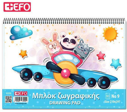 +Efo Bloc de Desen A4 21x29.7cm 80 Foi 1buc (desene și modele diverse)