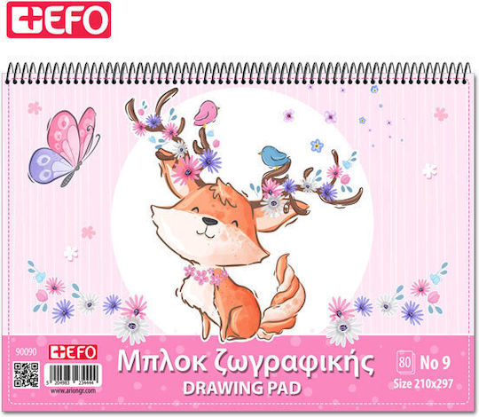 +Efo Bloc de Desen A4 21x29.7cm 80 Foi 1buc (desene și modele diverse)