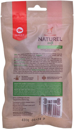 Maced Super Premium Naturel Soft Λιχουδιές Σκύλου με Κουνέλι 100gr