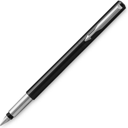 Parker Ρ Vector XL Πένα Γραφής Medium Μαύρη από Αλουμίνιο με Μαύρο Μελάνι