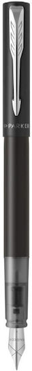 Parker Ρ Vector XL Πένα Γραφής Medium Μαύρη από Αλουμίνιο με Μαύρο Μελάνι