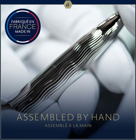 Waterman Special Edition Deluxe Hemisphere Πένα Γραφής Fine Μπλε από Ατσάλι
