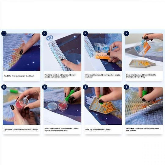Diamond Dotz DIY Diamond Painting Canvas Blister 50.8x40.6cm Flight to the Canyon