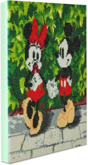 Craft Buddy Παιδικές Χειροτεχνίες "minnie Mickey" Crystal Art Kit 30x30cm Cbcak-dny703m