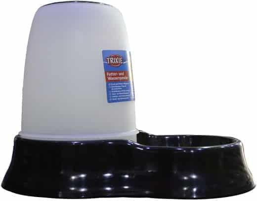 Trixie Automatisch Kunststoff Schale mit Behälter Futter & Wasser für Hund & Katze 600ml 12cm (Verschiedene Farben)