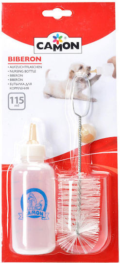 Camon Nursing Kit Plastic Bottle Food for Dog & Cat 115ml in White Color