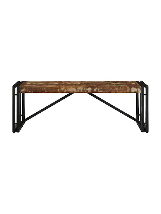 Rectangular Coffee Table from Solid Wood Colorful L100xW50xH35cm.