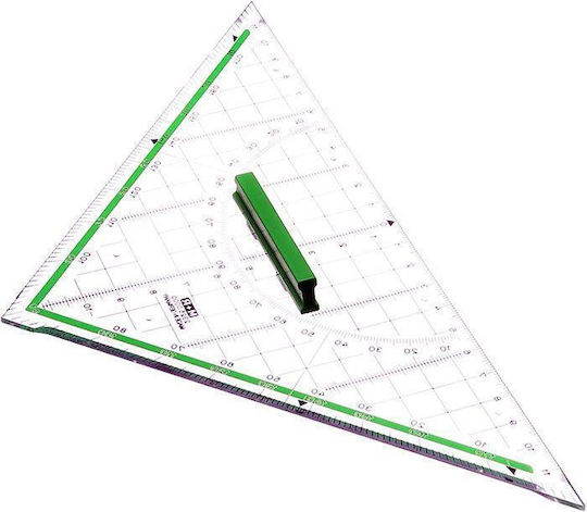 M+R Geometrisches Dreieck Transparent 25cm