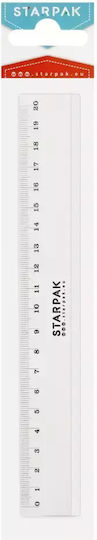 Starpak Χάρακας Πλαστικός 20cm Μπεζ