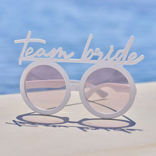 Ginger Ray Team Party Glasses with Theme "Marriage" WE-122