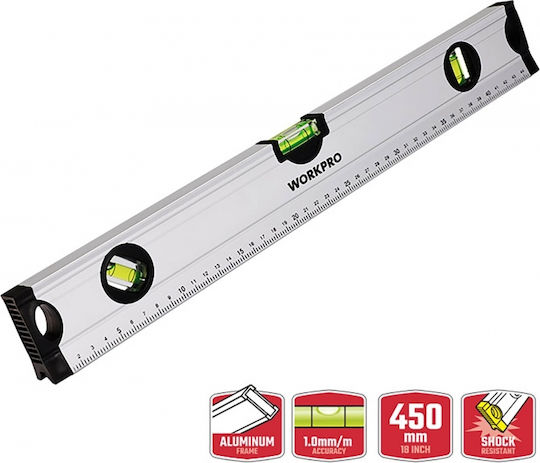 WorkPro WP262002 Αλφάδι Αλουμινίου 45εκ.