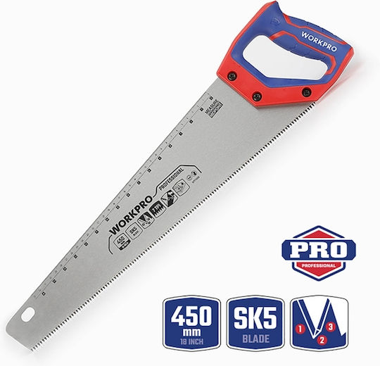 Stichsäge 450mm 18" 7tpi Wp215006 Workpro Profi