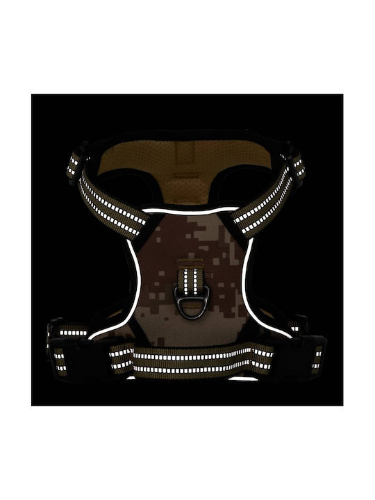 vidaXL Dog Harness Brown Small 4013383