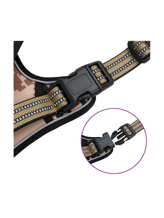 vidaXL Dog Harness Brown Small 4013383
