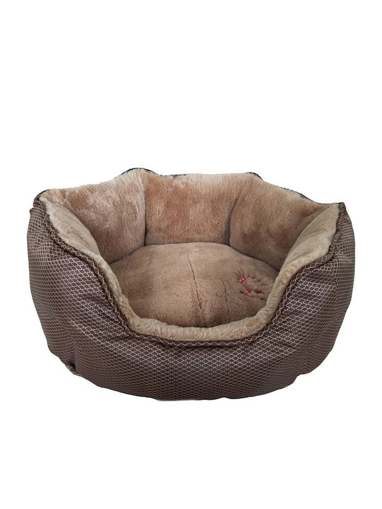 ThermoSwitch Dog Bed Cover Orthopedic Brown 90x70cm.