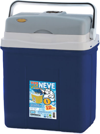 CN Continental Neve T25 Преносим Хладилник Термоелектрически 25л Капацитет 12V Сив