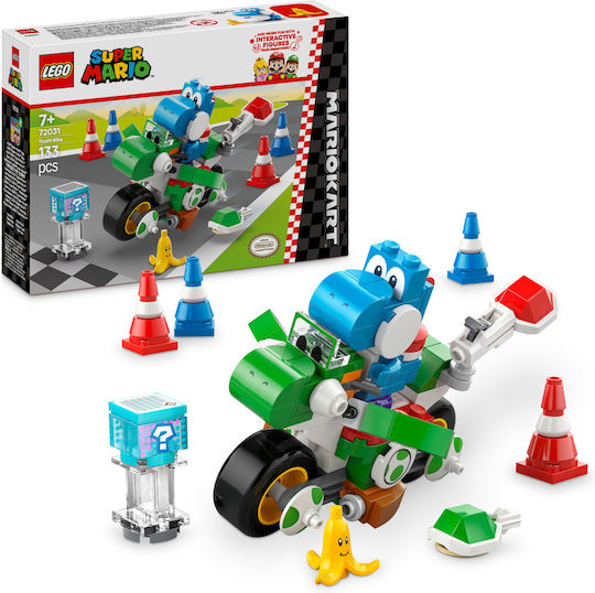LEGO Super Mario Mario Kart - Yoshi Bike for Ages 7+ 133 Pieces