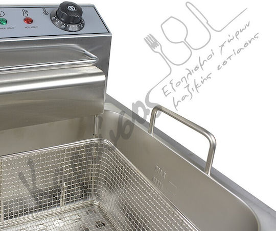 Karni Electric Fryer Double 5.6kW Capacity 2x6lt 54.5x41.5x28.5cm