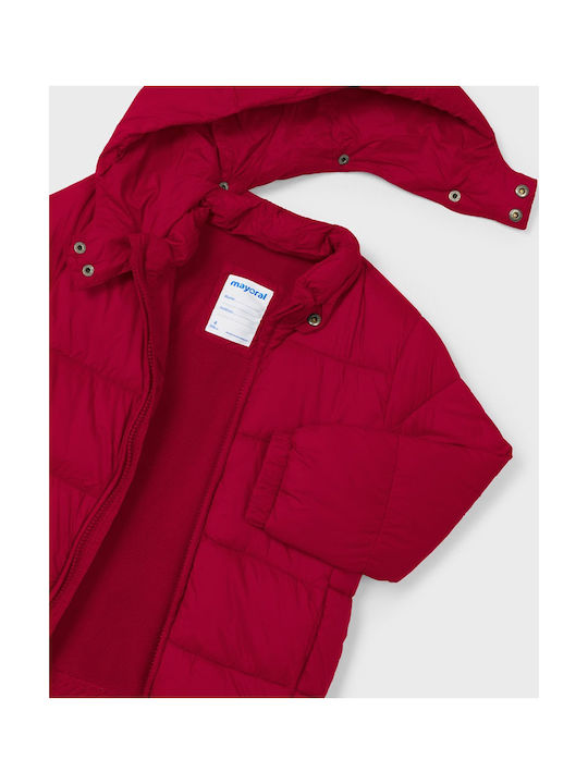 Mayoral Kids Quilted Jacket Red