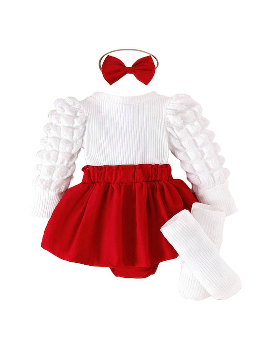 TakTakBaby Baby Bodysuit Red