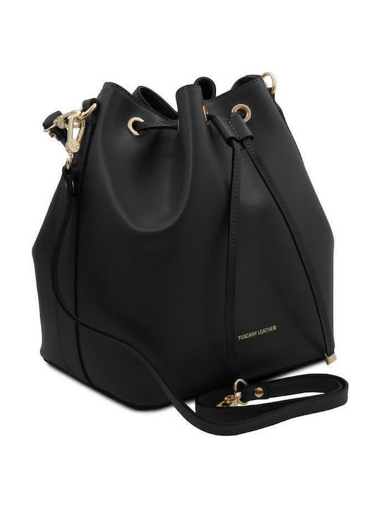 Vittoria Leather Women's Pouch Shoulder Black