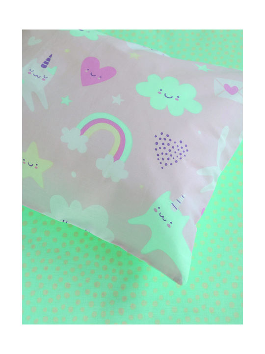 Kocoon Unicat Seturi de cearșafuri pentru bebeluși Pentru Patut Bumbac Roz 120x160buc 3buc