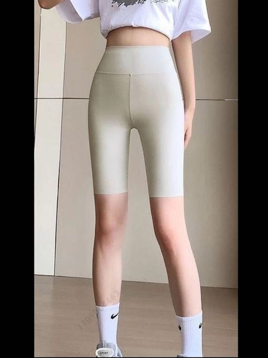 Women's Bike Training Legging High Waisted BEIGE
