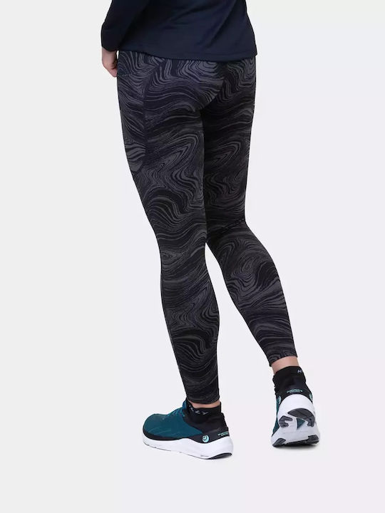 Schulung Frauen Leggings Hochgeschnitten Black/charcoal