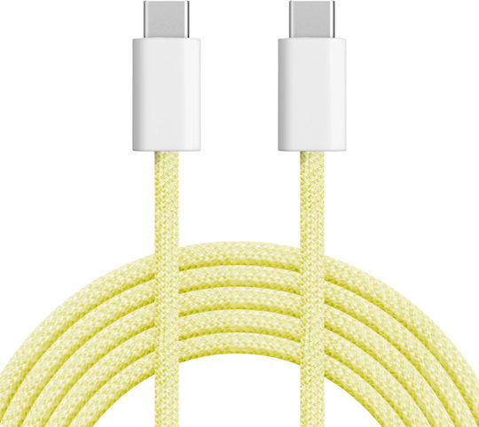 Usb Type C Cable Usb Type C 60 W 1 M Yellow Kruger&matz Basic