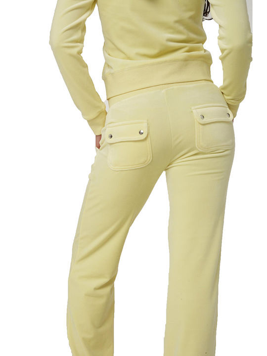 Juicy Couture Del Ray Classic Долнище на анцуг Жълт