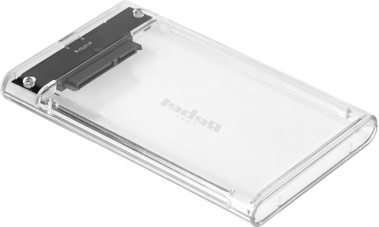 2.5" Sata Usb C 3.1 Transparent Rebel Hard Drive Enclosure