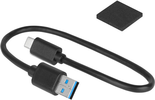 Carcasă pentru Hard Disk din Aluminiu Rebel 2.5" Sata Usb C 3.1