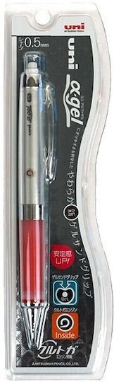 Uni Mitsubishi Pencil Alpha Gel M5858gg1p.15 Kurutoga Mechanical Pencil 0.5 Red 4902778121771