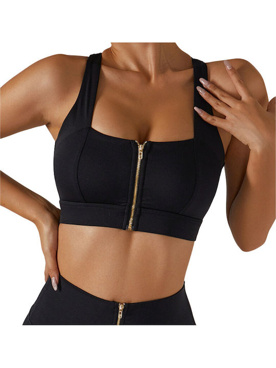 Pilar Women's Athletic Sports Bra Black
