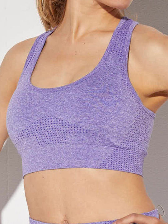 Madeline Women's Athletic Sports Bra Purple