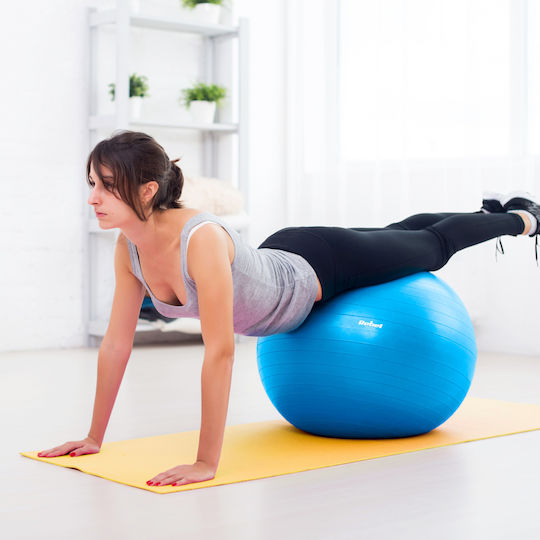 Ball Pilates 55cm 0.7kg in Blue Color