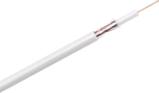 Rg-59 Coaxial Cable R-tv 200m/box White