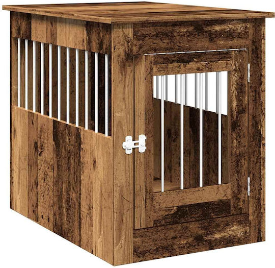 vidaXL Dog House Outdoor Brown 55x80x68cm