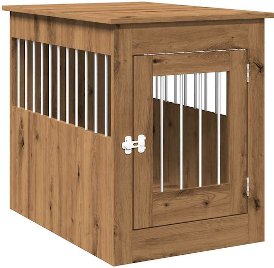 vidaXL Dog House Outdoor Brown 55x80x68cm