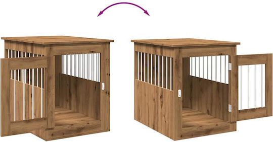 vidaXL Dog House Outdoor Brown 55x75x65cm